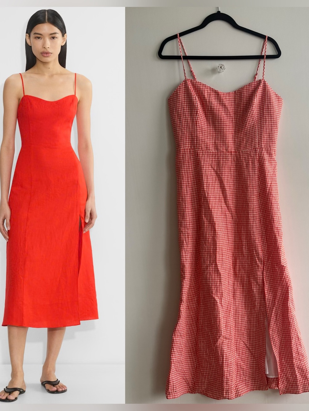 12 NEW Aritzia Barrafina Red Plaid Dress